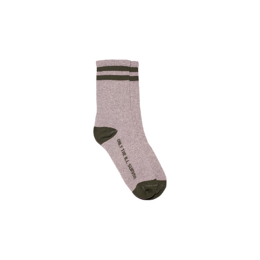 Only The Ill Survive Socks (Grey)